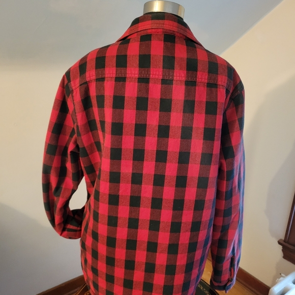 Men's Plaid Flannel/Fleece Jacket Size M - Picture 2 of 5